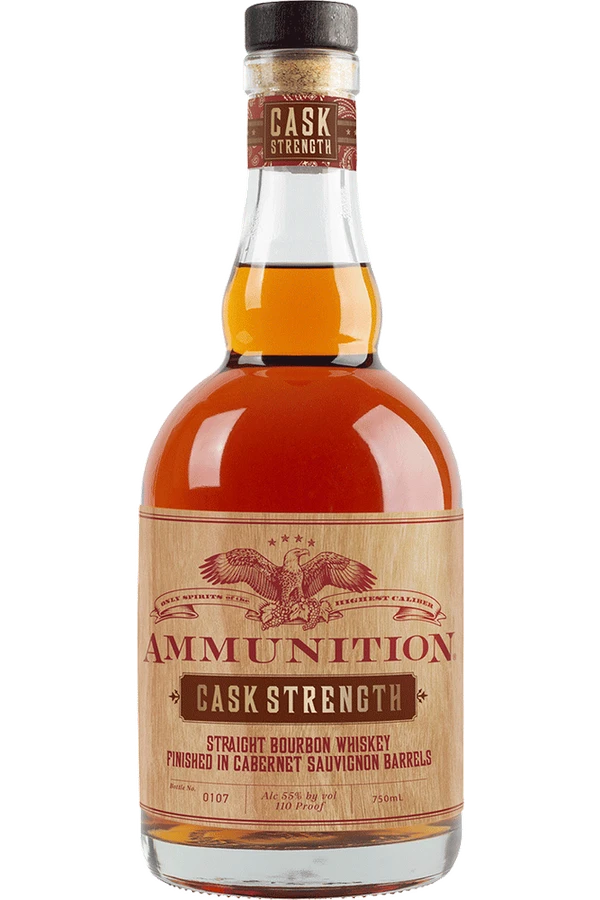 Ammunition Bourbon Cask Strength Finished in Cabernet Sauvignon Barrels