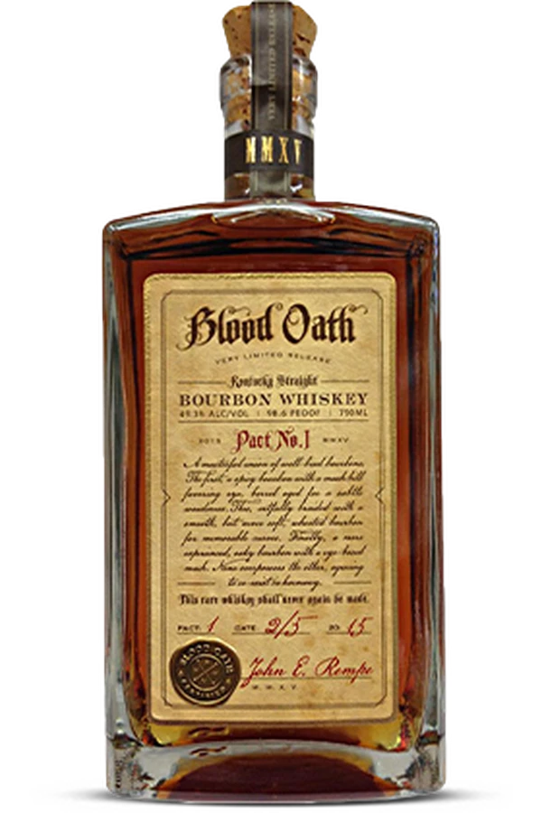 Blood Oath Kentucky Straight Bourbon Pact Collection
