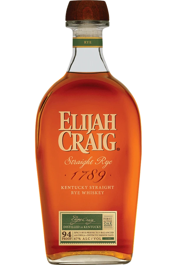 Elijah Craig Straight Rye Whiskey