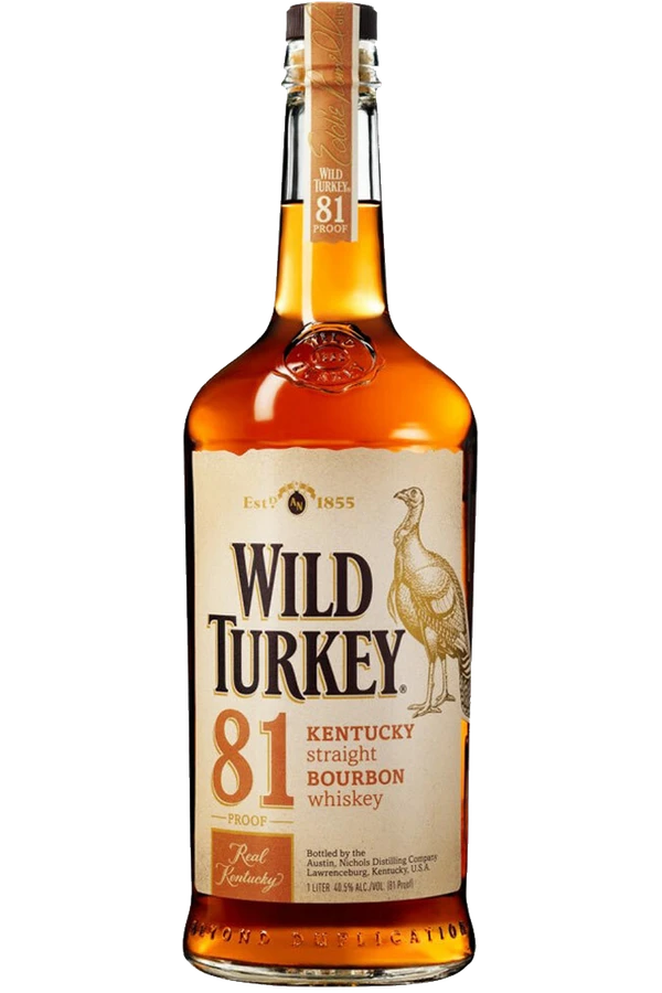 Wild Turkey 81 Proof Kentucky Straight Bourbon